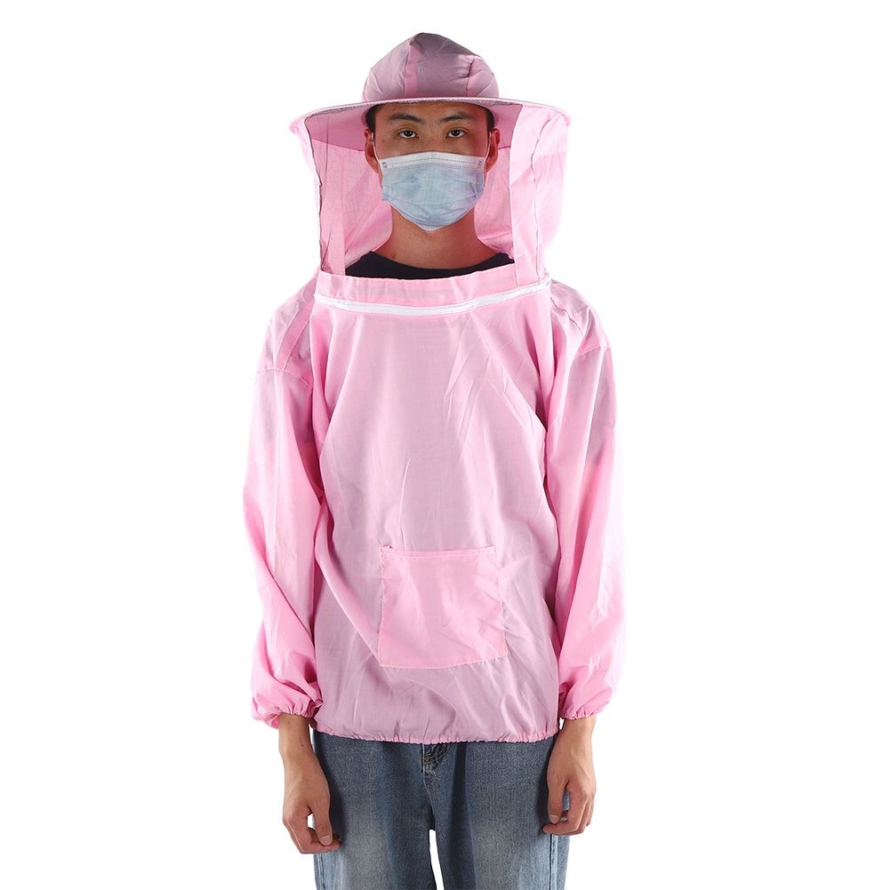 Outdoor Beekeeping Protective Veil Jacket Breathable Bee Suit Beekeeper view 5