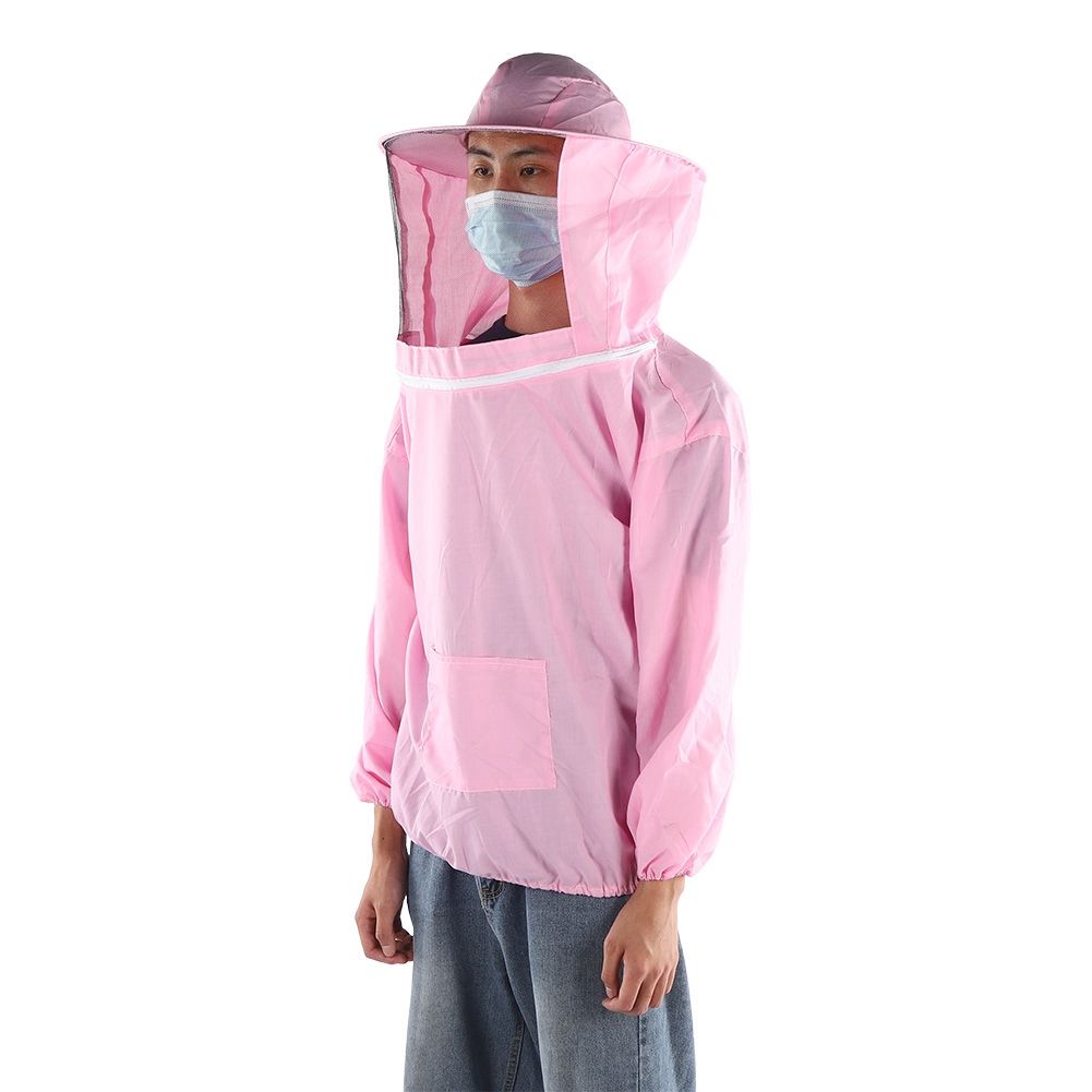 Outdoor Beekeeping Protective Veil Jacket Breathable Bee Suit Beekeeper view 6