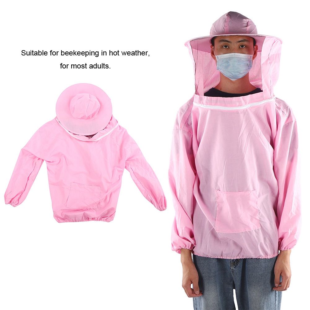 Outdoor Beekeeping Protective Veil Jacket Breathable Bee Suit Beekeeper view 12