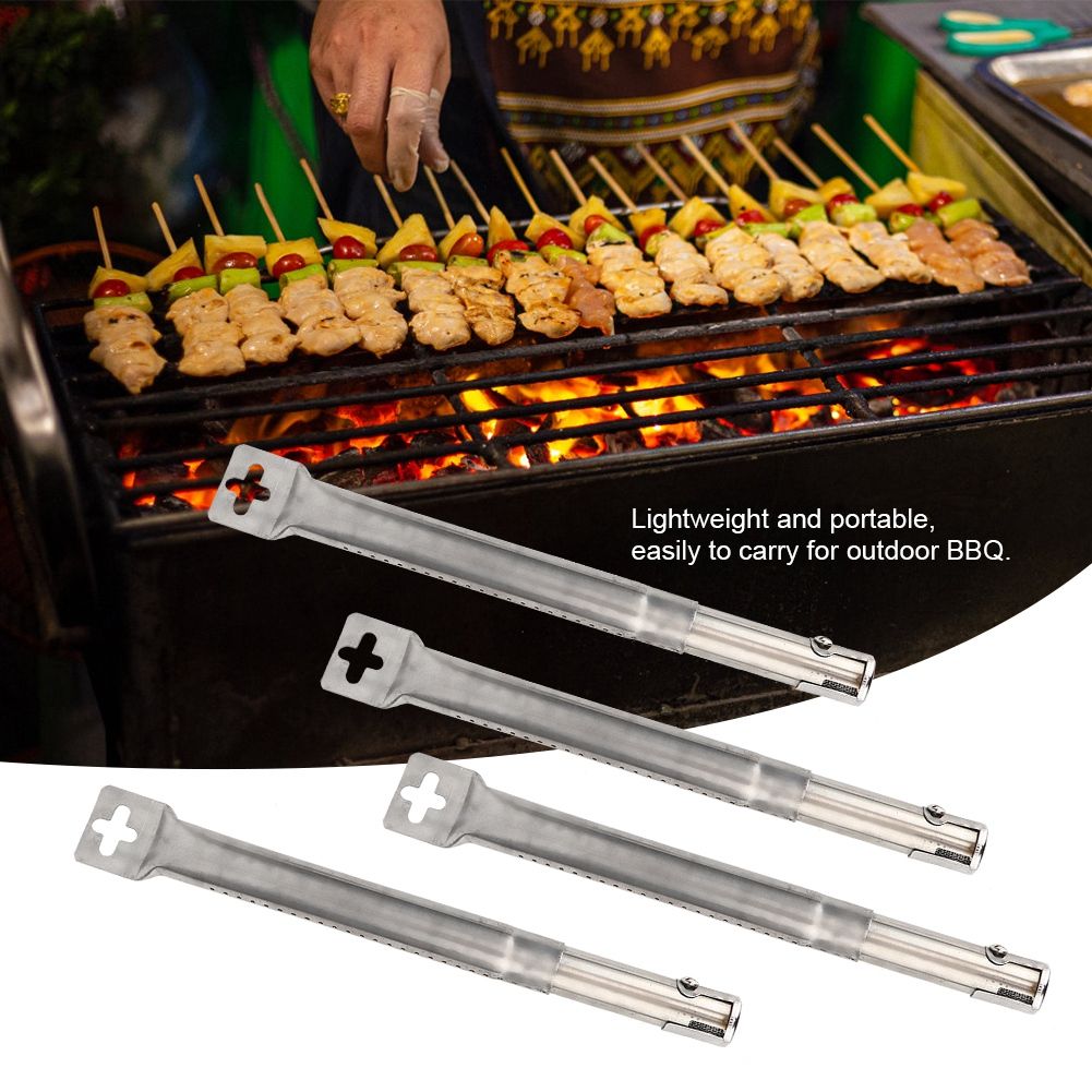 4pcs Telescopic Stainless Steel Pipe Tube Burners BBQ Grill Parts Replacement view 7