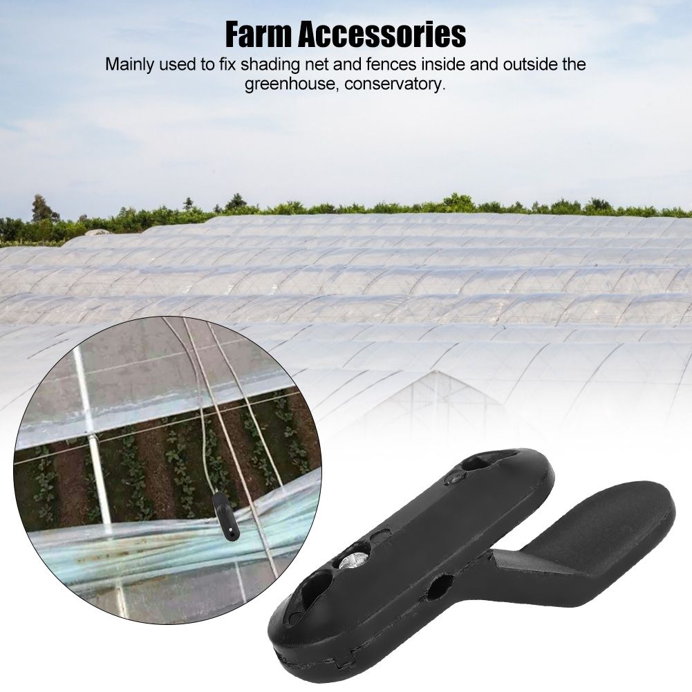 10Pcs Black Greenhouse Ventilation Outlet Clip Buckle Tool Accessories for view 7