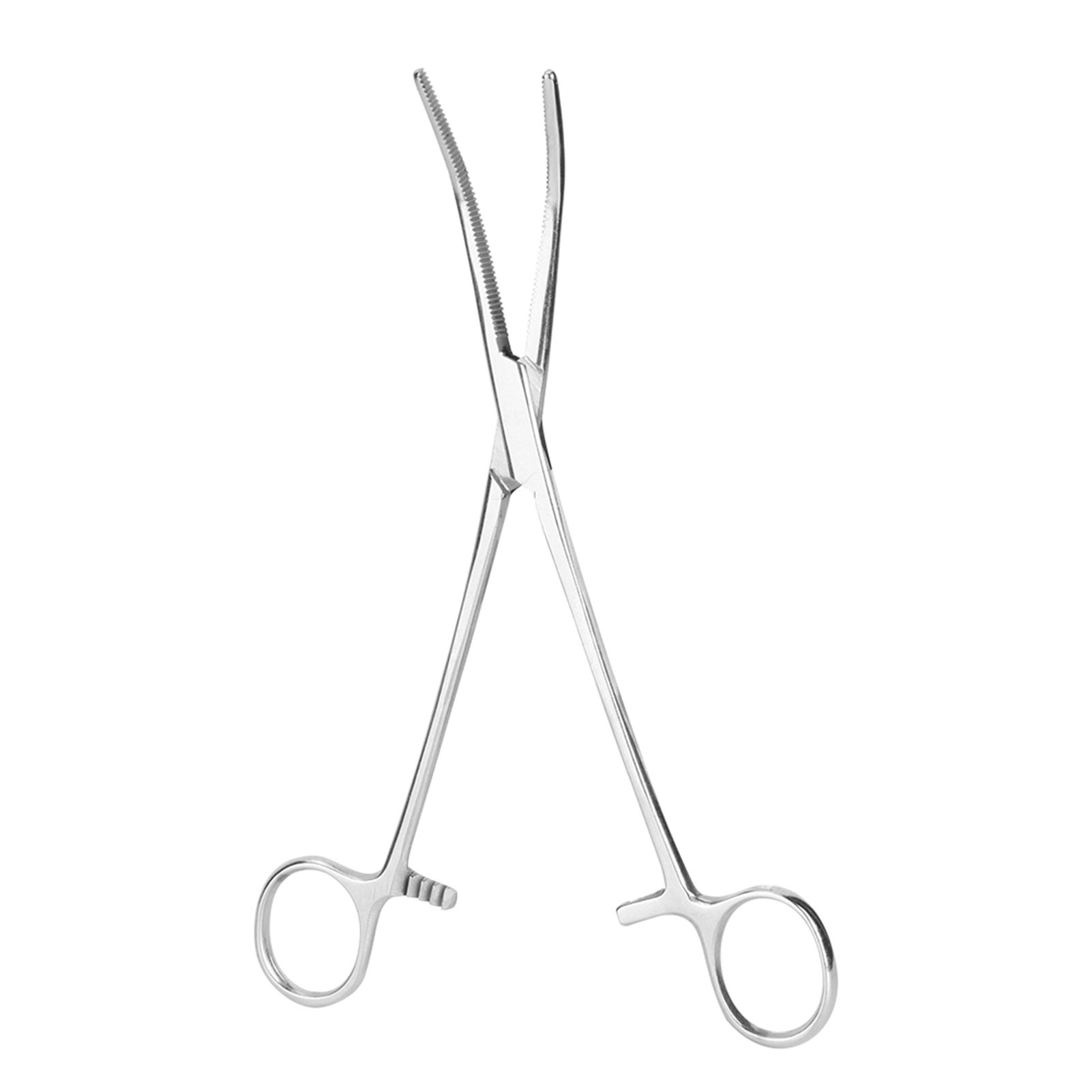 Stainless Steel Curved Tip Haemostatic Cleaning Clamp Pliers Pet Dog Cat Hair view 2
