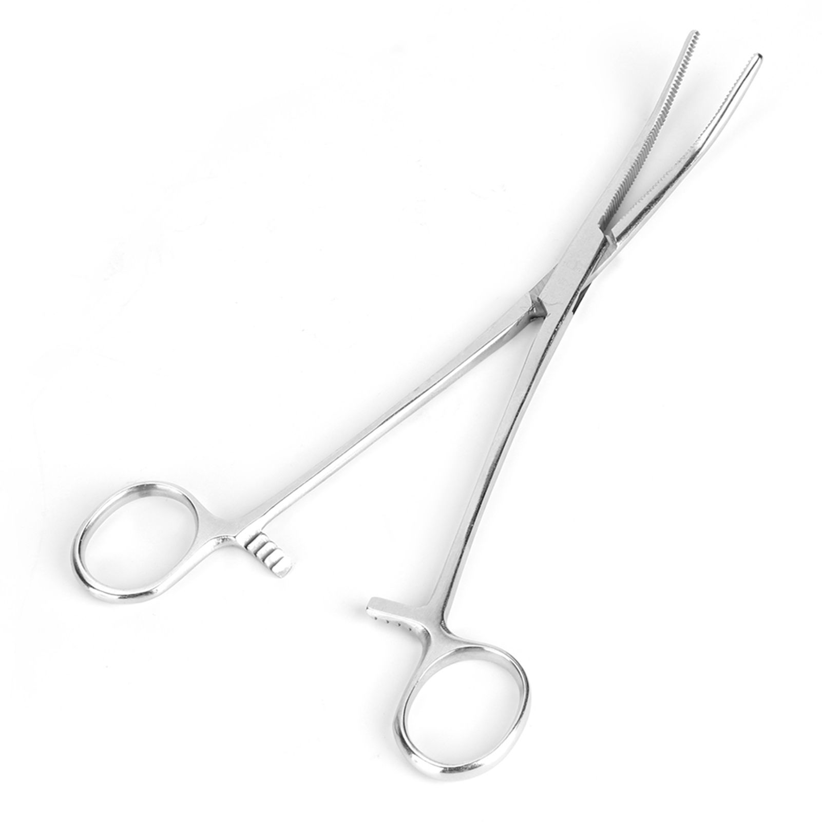 Stainless Steel Curved Tip Haemostatic Cleaning Clamp Pliers Pet Dog Cat Hair view 6