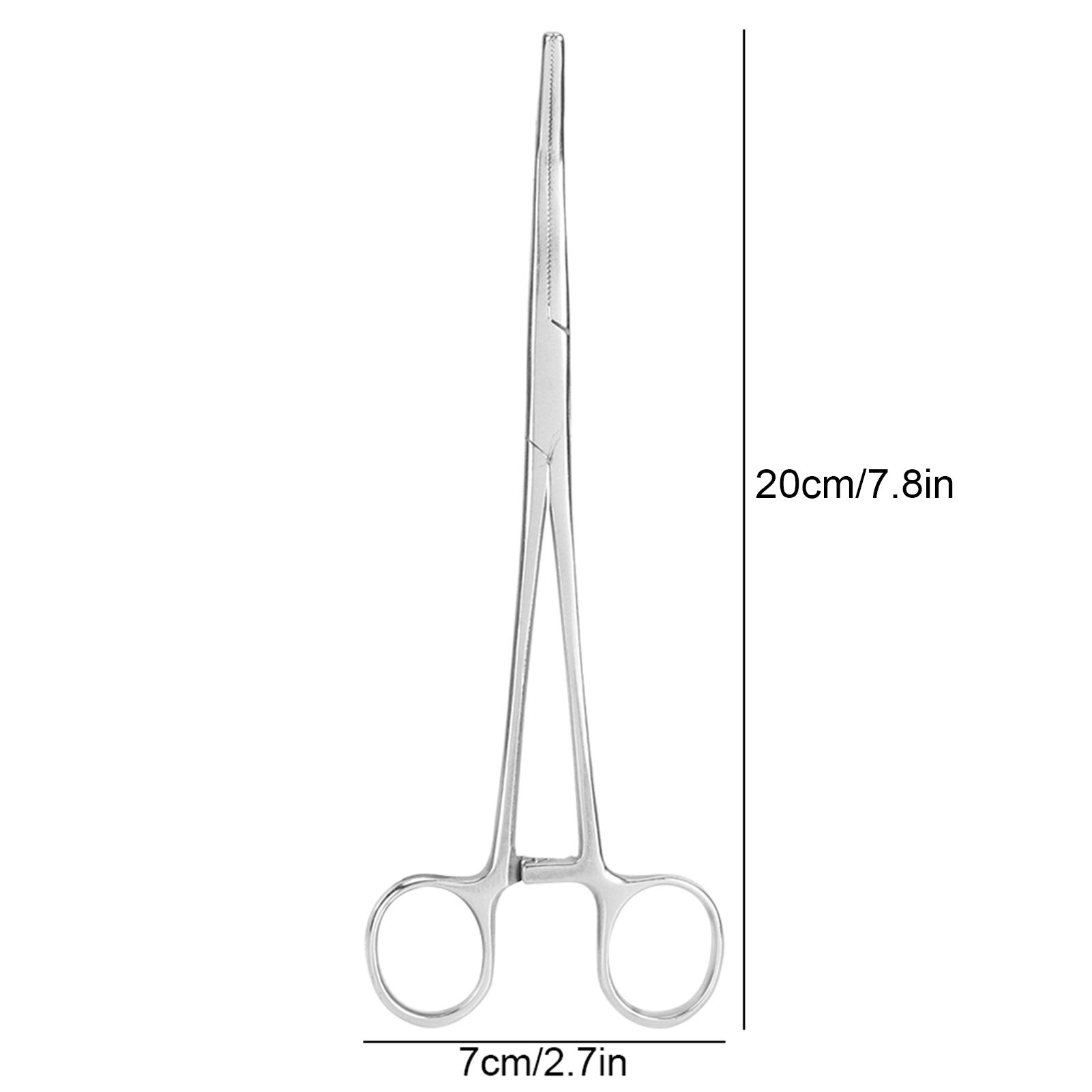 Stainless Steel Curved Tip Haemostatic Cleaning Clamp Pliers Pet Dog Cat Hair view 9