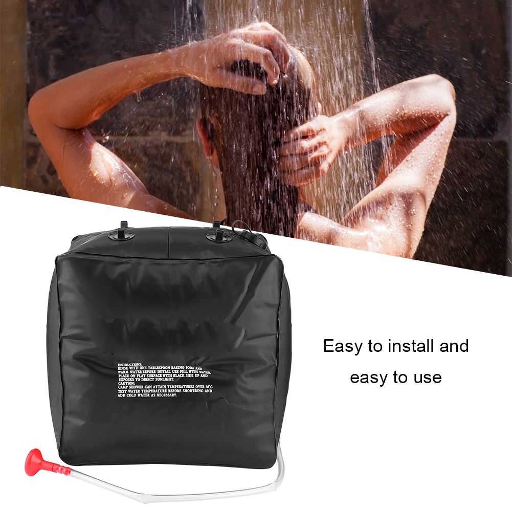 40L Solar Lightweight Shower Bag for Camping Hiking Beach Swimming Outdoor view 9
