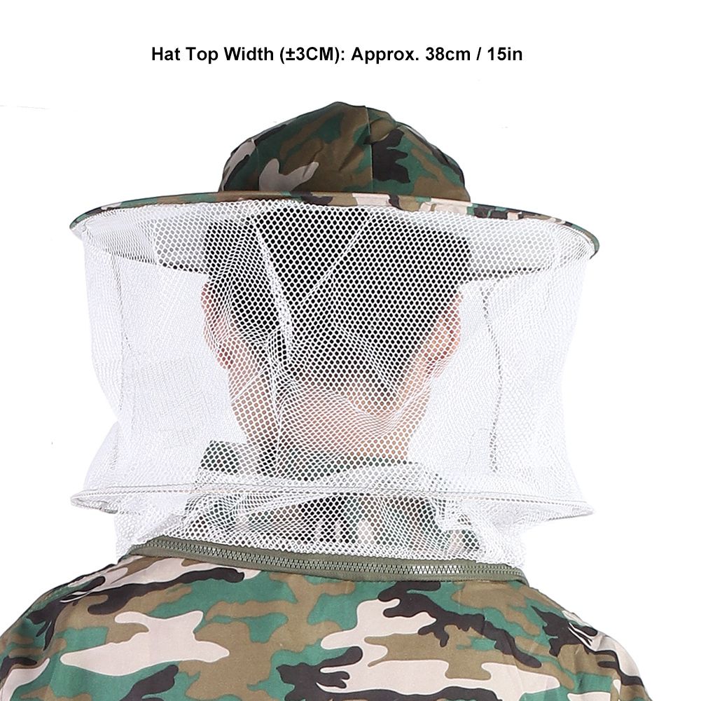Beekeeper Smock Suit One Piece Beekeeping Uniform Veil Protection Outfit view 10