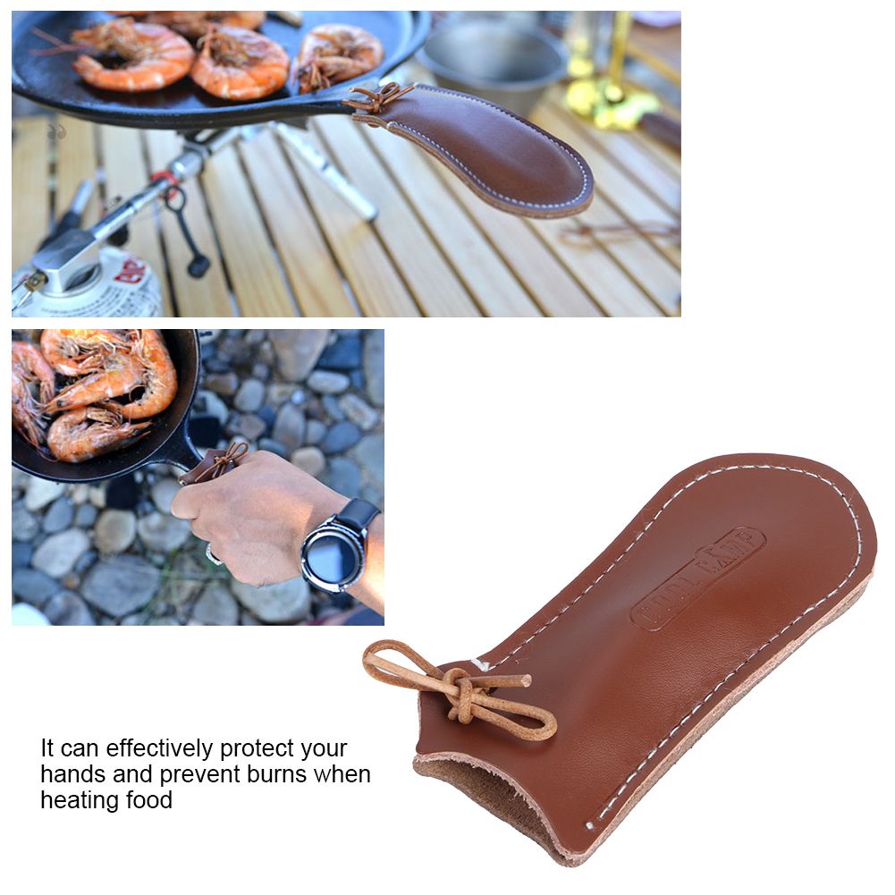Folding Camping Bowl Handle Cover Anti-Scald Heat Insulation Pan Protective view 9