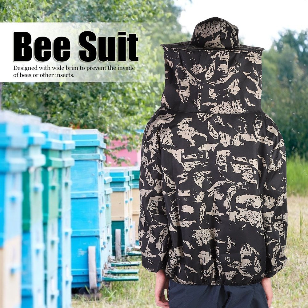 Beekeeping Supplies Beekeeper Protective Jacket Smock with Single Zipper Bee view 7
