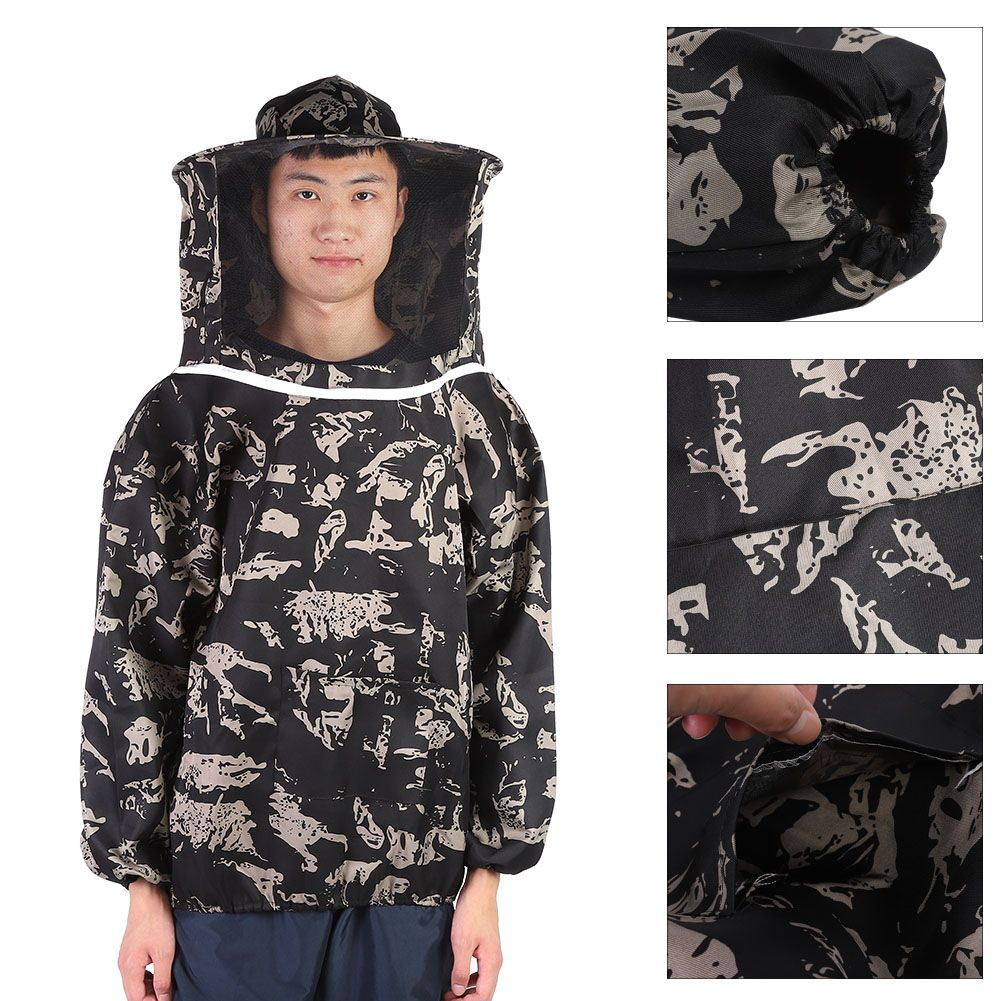 Beekeeping Supplies Beekeeper Protective Jacket Smock with Single Zipper Bee view 8