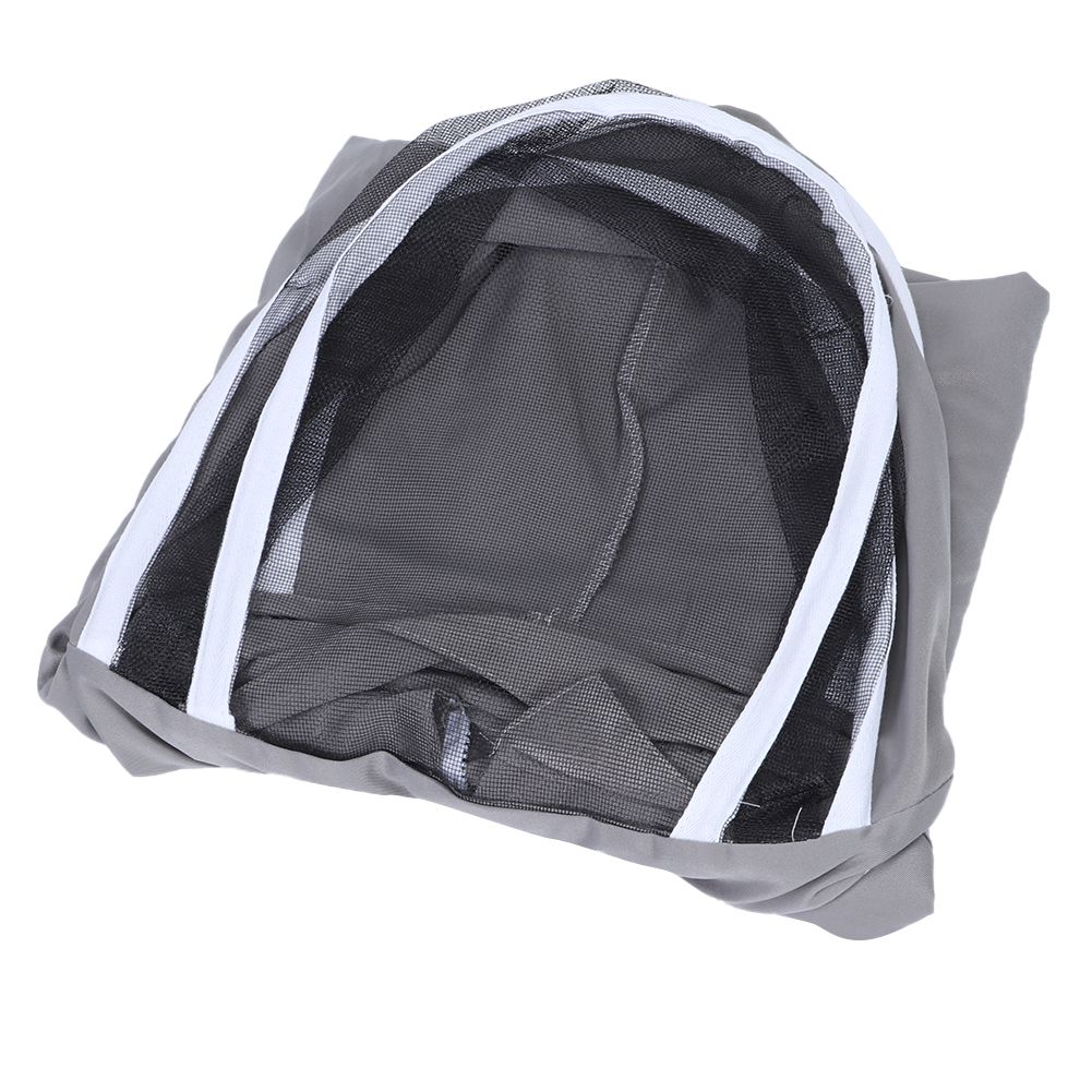 Beekeeping Protective Veil Jacket Bee Suit Smock with Double Zippers Beekeeper