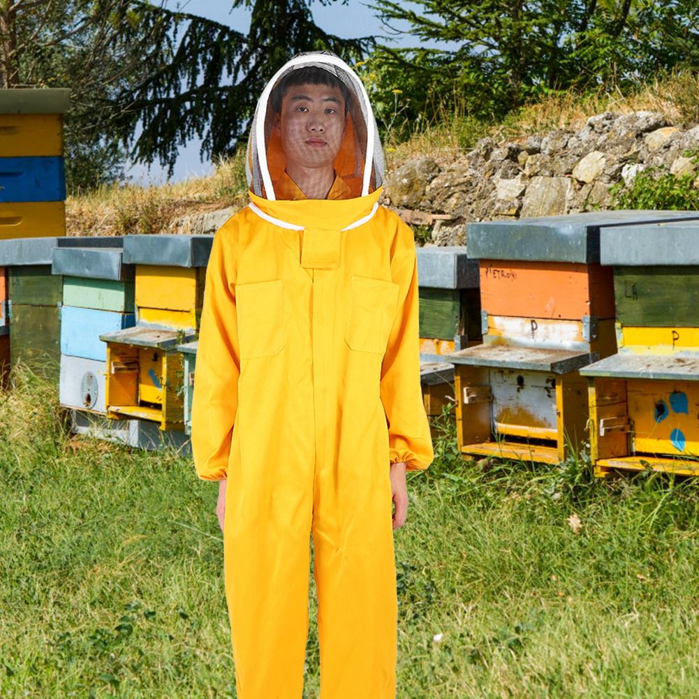 One Piece Beekeeper Suit Beekeeping Protective Clothes Smock Bee Keeping view 3