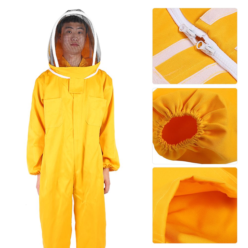 One Piece Beekeeper Suit Beekeeping Protective Clothes Smock Bee Keeping view 7