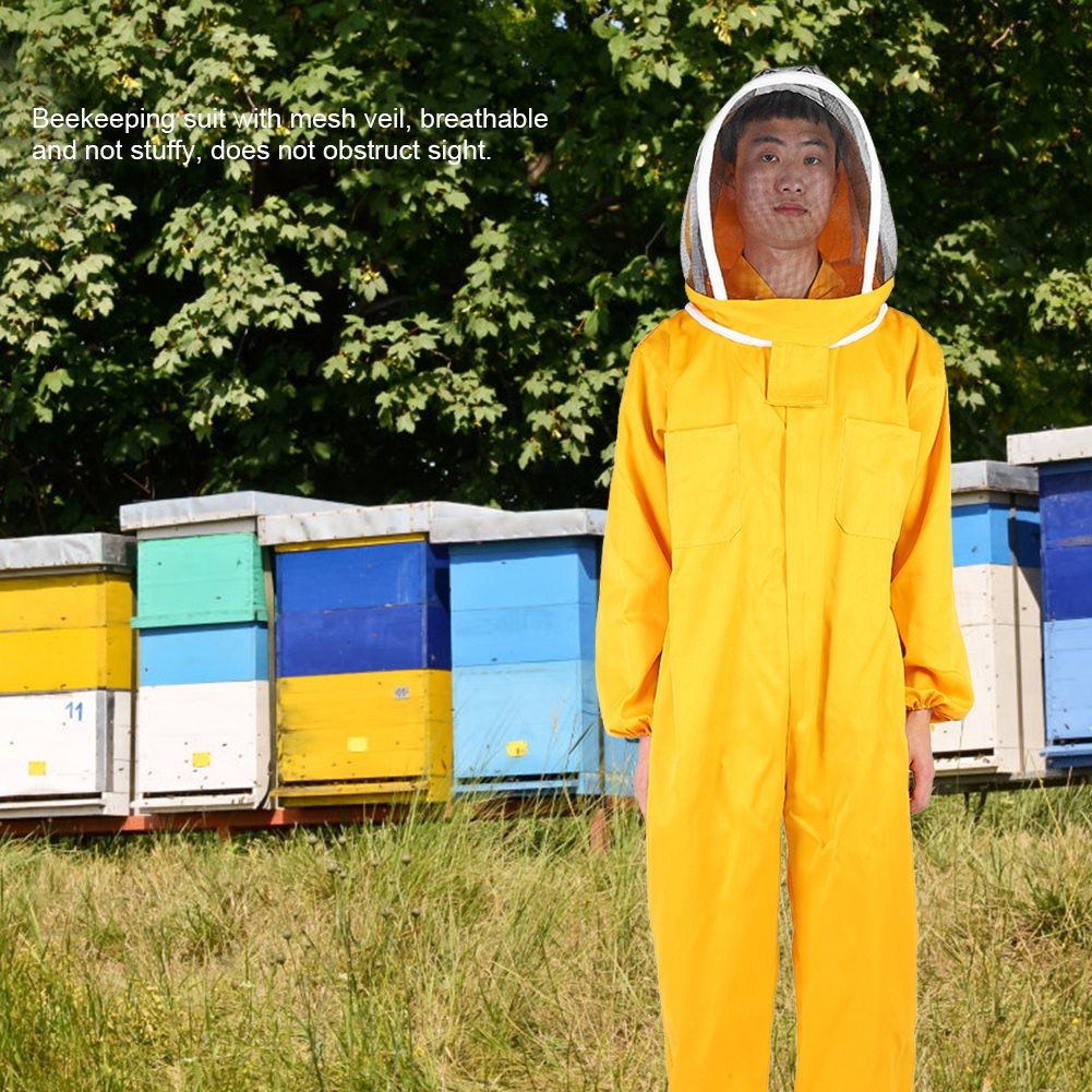One Piece Beekeeper Suit Beekeeping Protective Clothes Smock Bee Keeping view 8