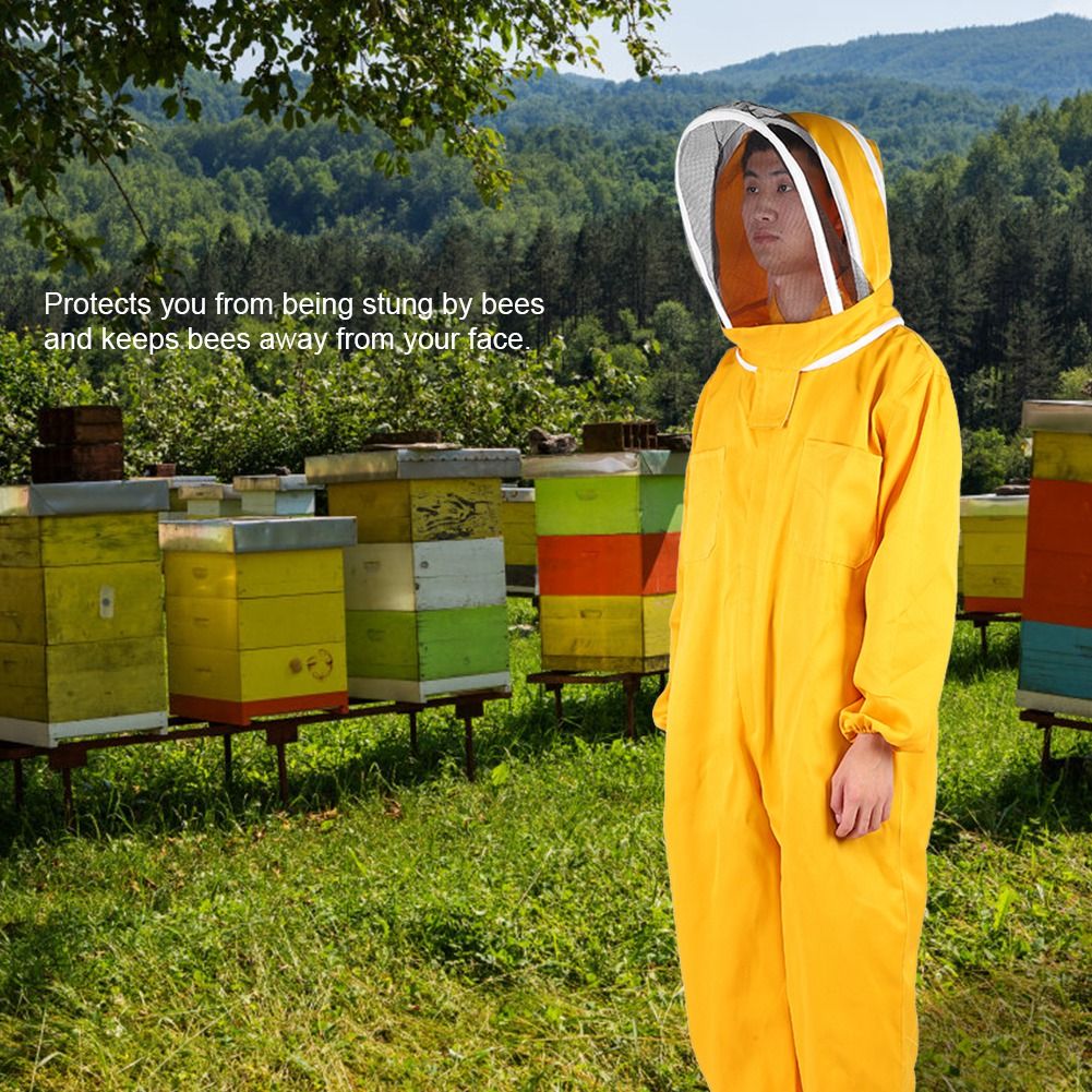 One Piece Beekeeper Suit Beekeeping Protective Clothes Smock Bee Keeping view 9