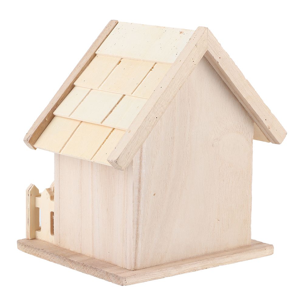 Wooden Bird House Nests Outdoor Hanging Birds Parrots Resting Breeding Box view 10