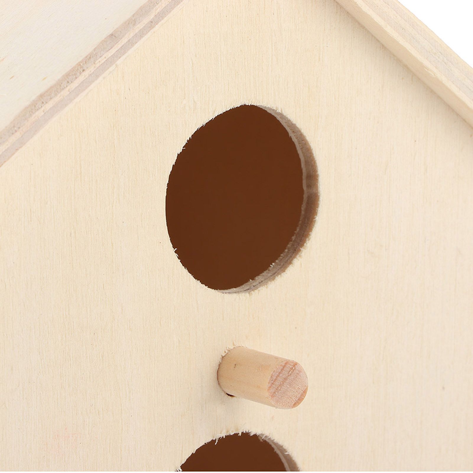 Hanging Wooden Bird Nests House Breeding Resting Box Supplies Outdoors Garden view 12