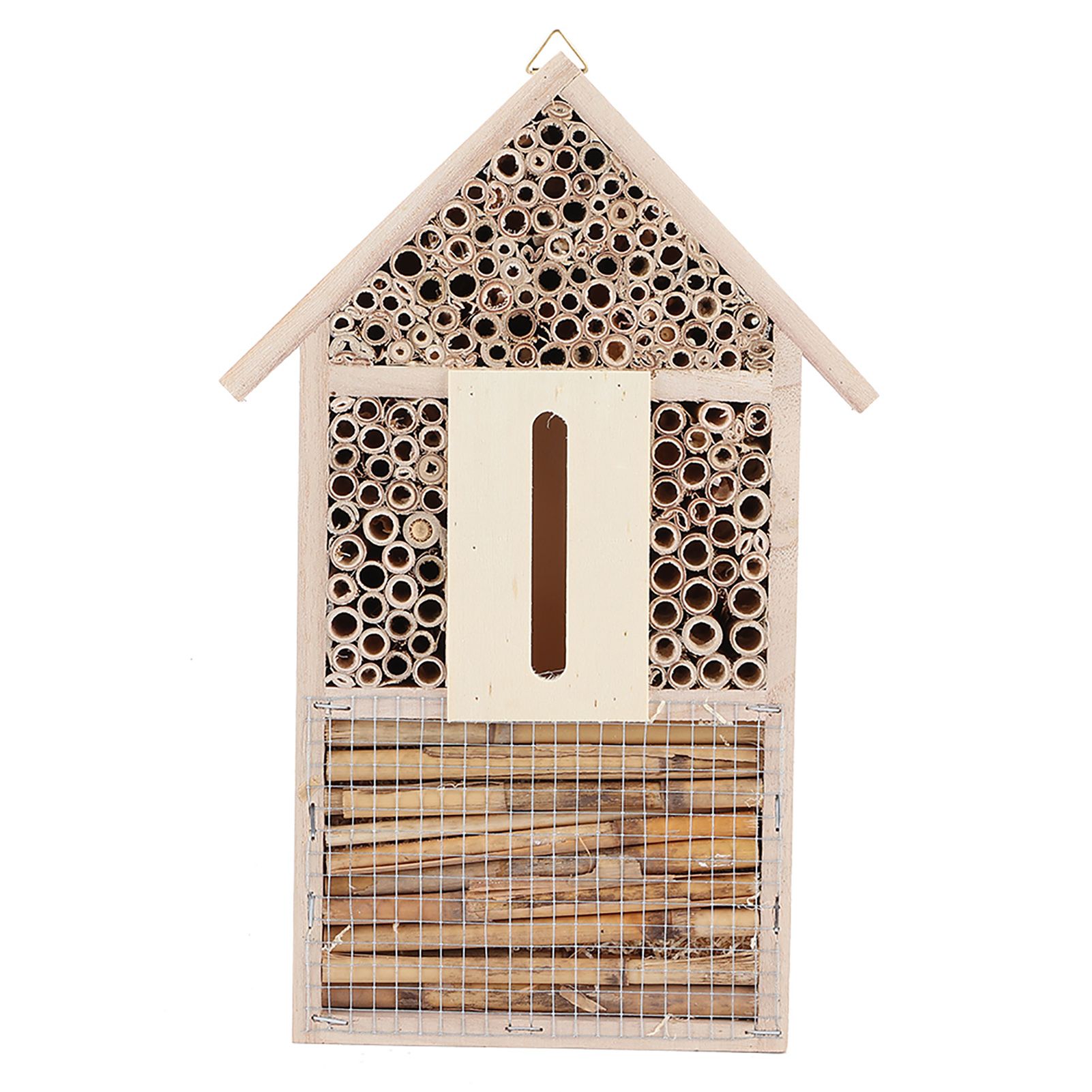 Wooden Insect Bee House Shelter Garden Nesting Box Handicrafts Outdoor view 2