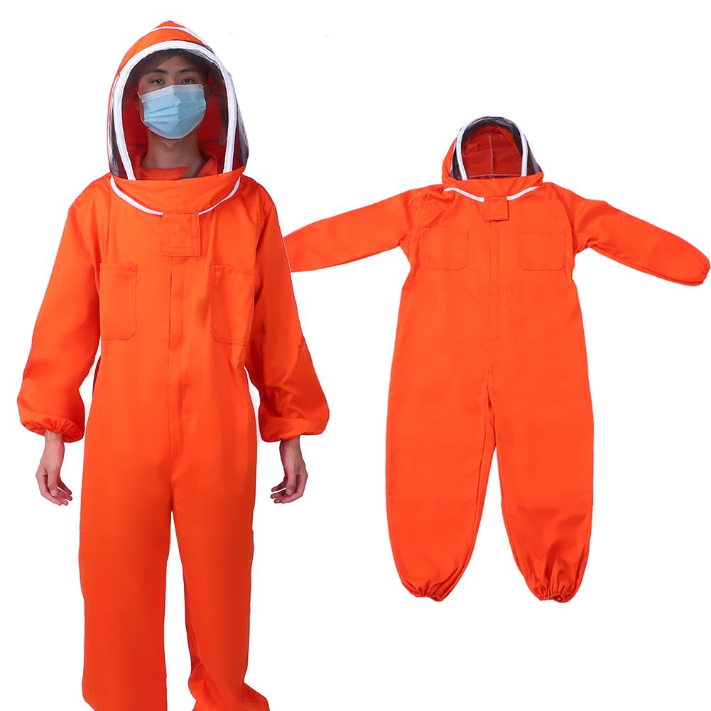 Orange Beekeeper One Piece Bee Suit Beekeeping Protective Clothes Beekeeping view 2
