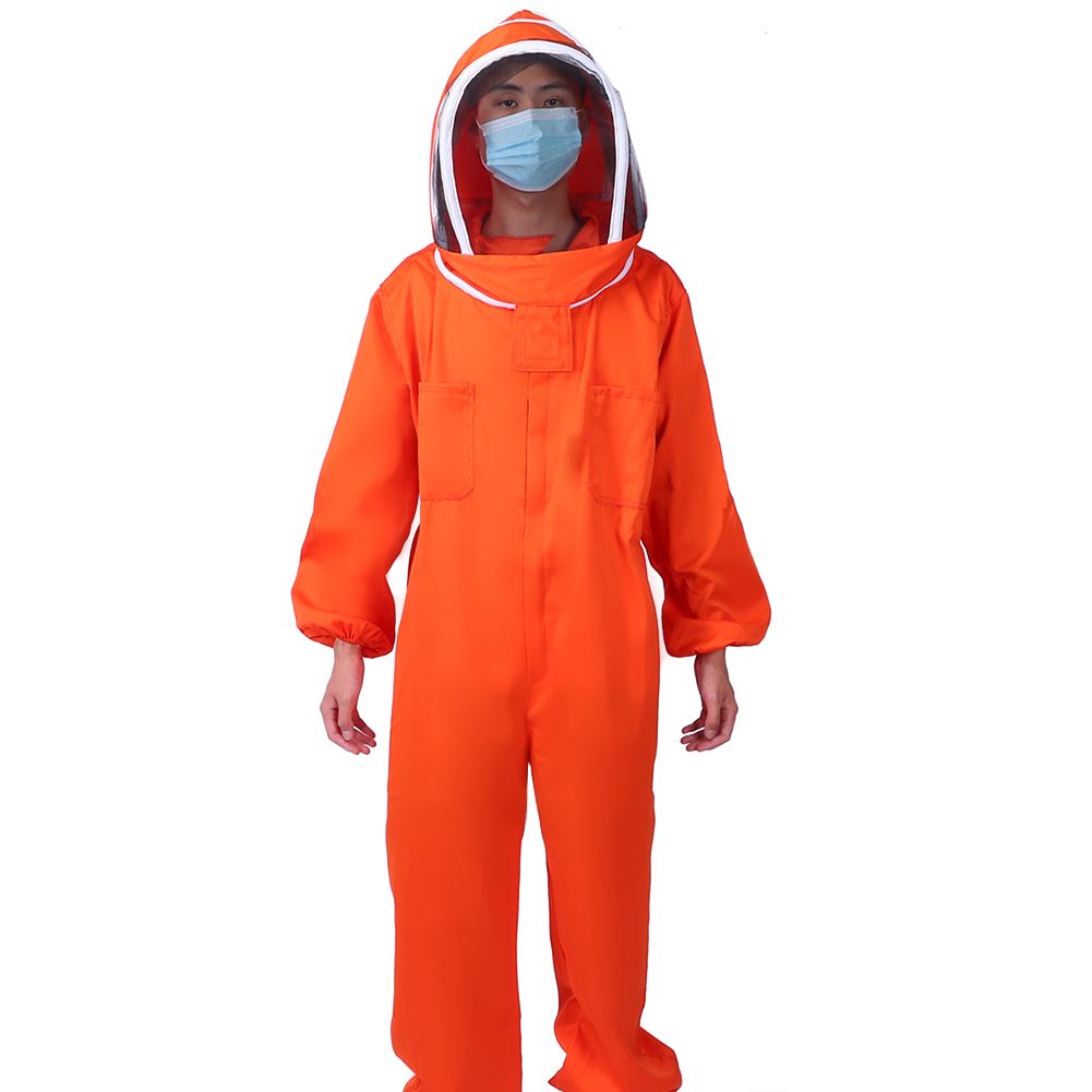 Orange Beekeeper One Piece Bee Suit Beekeeping Protective Clothes Beekeeping view 5