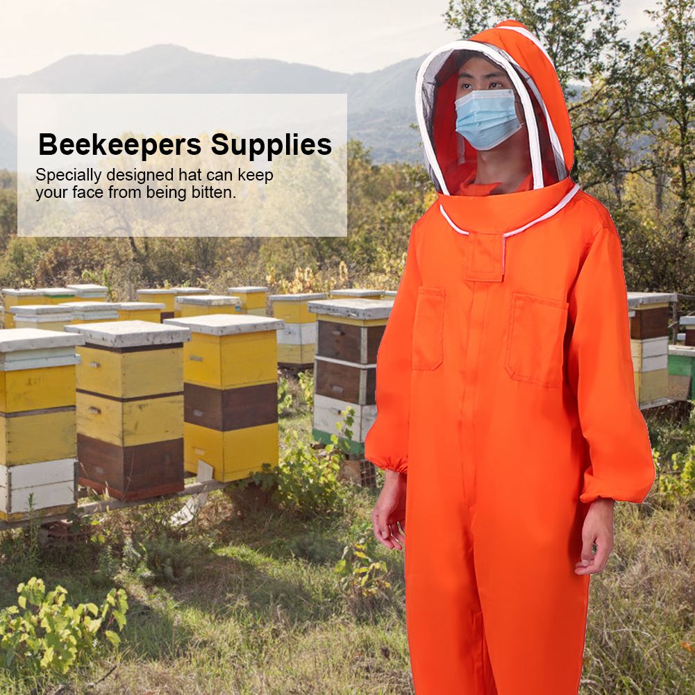 Orange Beekeeper One Piece Bee Suit Beekeeping Protective Clothes Beekeeping view 7