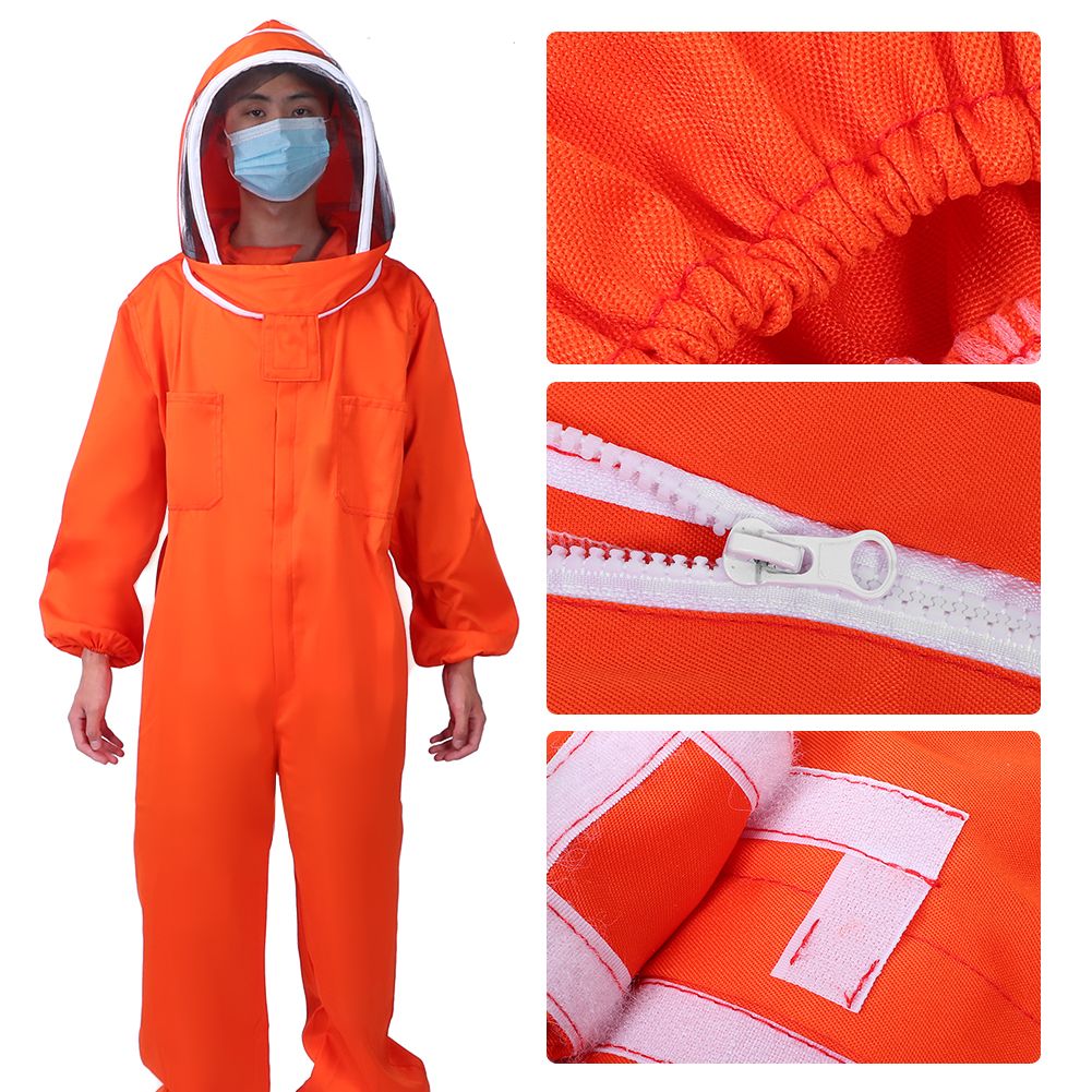 Orange Beekeeper One Piece Bee Suit Beekeeping Protective Clothes Beekeeping view 8