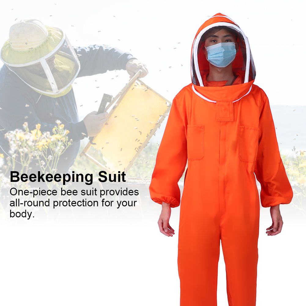 Orange Beekeeper One Piece Bee Suit Beekeeping Protective Clothes Beekeeping view 9