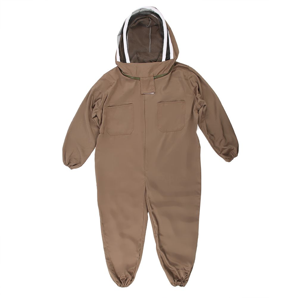 Beekeeping Protective Suit Breathable Bee Suits Smock with Zipper for view 2