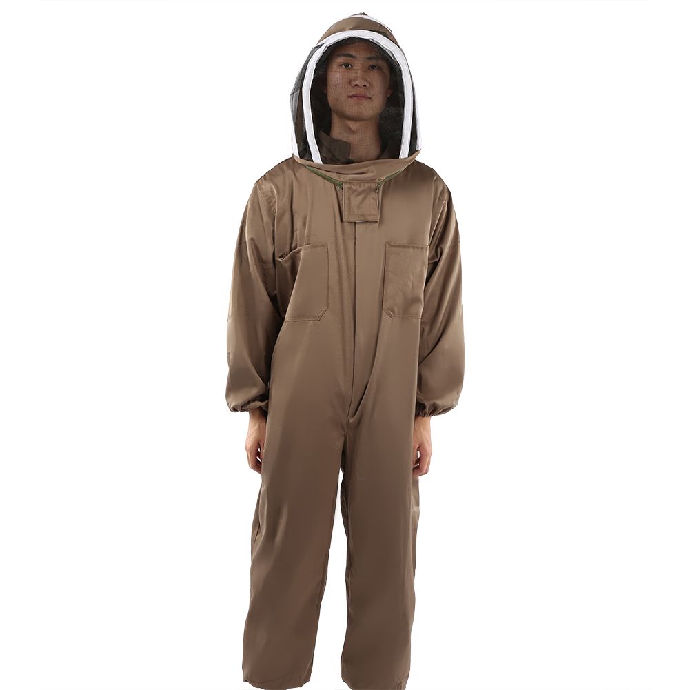 Beekeeping Protective Suit Breathable Bee Suits Smock with Zipper for view 5