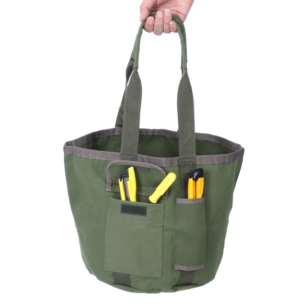 Waterproof Garden Tool Bag Pouch Portable Gardening Tool Bucket Holder Organizer view 5