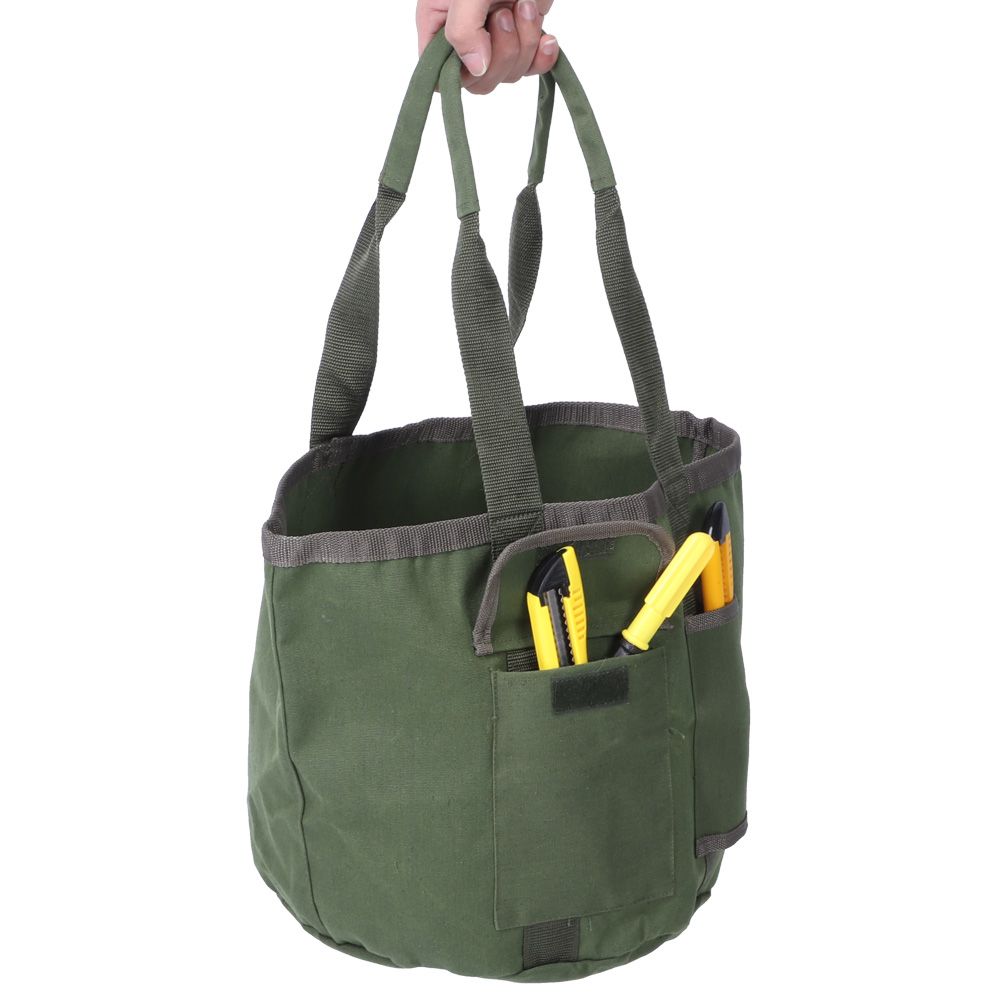 Waterproof Garden Tool Bag Pouch Portable Gardening Tool Bucket Holder Organizer view 10