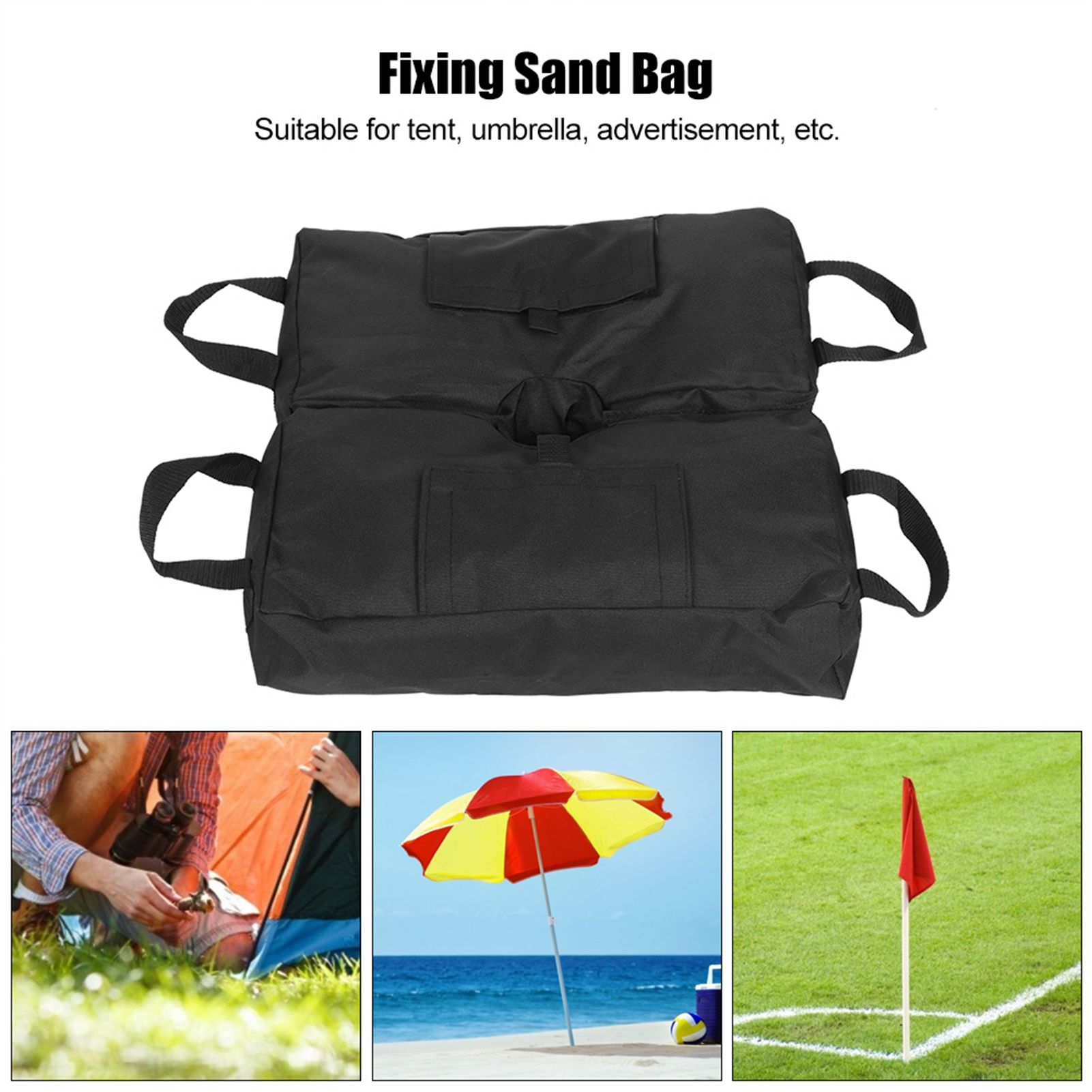 Beach Umbrella Tent Weight Bag Outdoor Canopy Flagpole Fixing Sand Bag Outdoor view 9