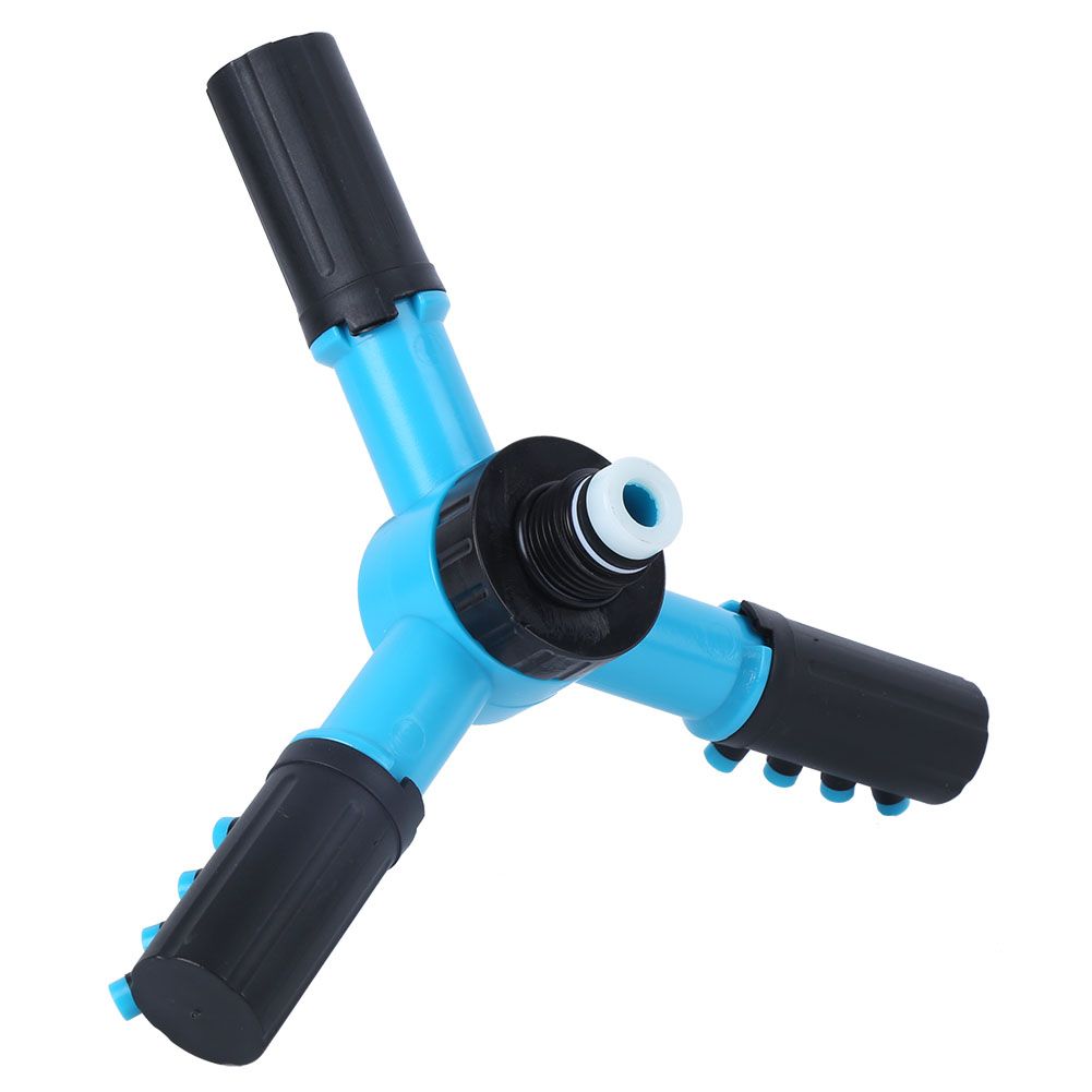 G1/2in 3-Arm Rotating Sprinkler Head Movable Irrigation Nozzle Garden Lawn view 3