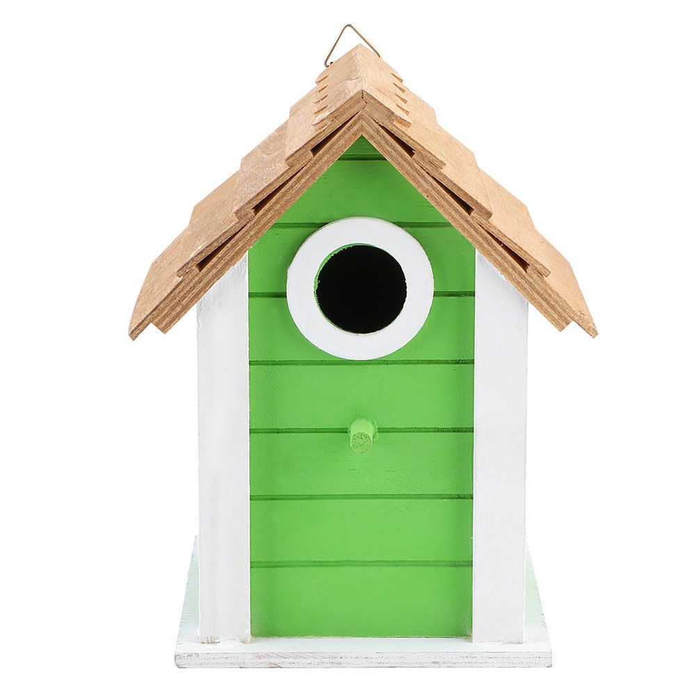 Outdoor Garden Balcony Decoration Wooden Bird Parrots House Nests Resting Cage view 4