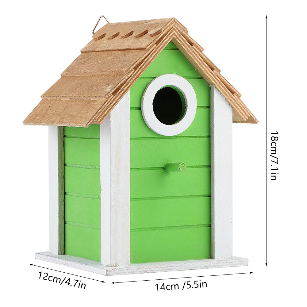Outdoor Garden Balcony Decoration Wooden Bird Parrots House Nests Resting Cage view 8