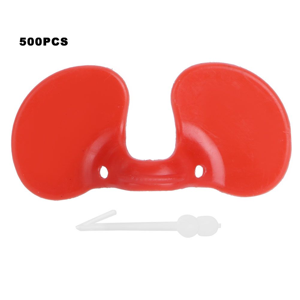 500Pcs Chicken Blinders Spectacles Anti Pecking Eye Glasses Tool for Poultry view 2