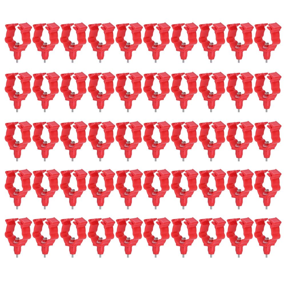 50Pcs G1/2in G3/4in Integrated Spring Drinker Poultry Drinking Nipple Chicken view 2