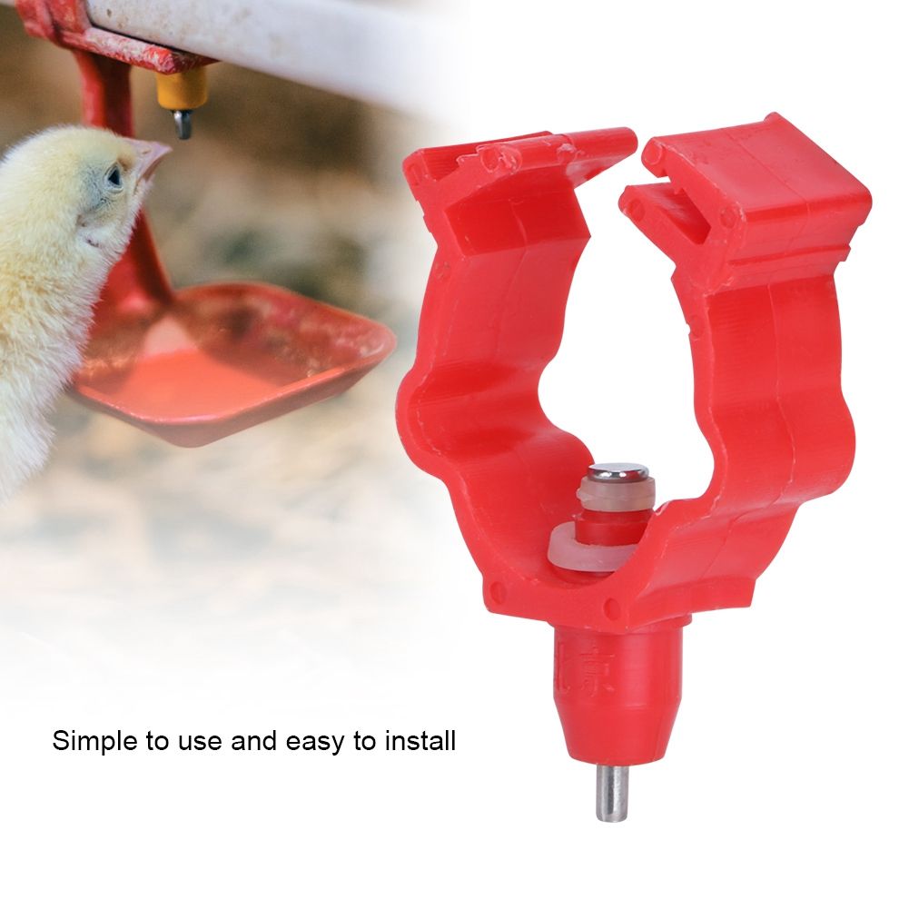 50Pcs G1/2in G3/4in Integrated Spring Drinker Poultry Drinking Nipple Chicken view 9
