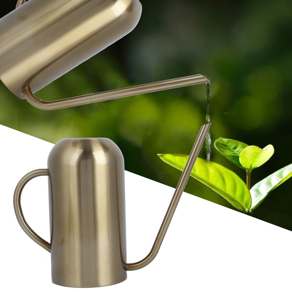 Stainless Steel Long Spout Watering Can Garden Watering Pot Irrigation Tool view 6