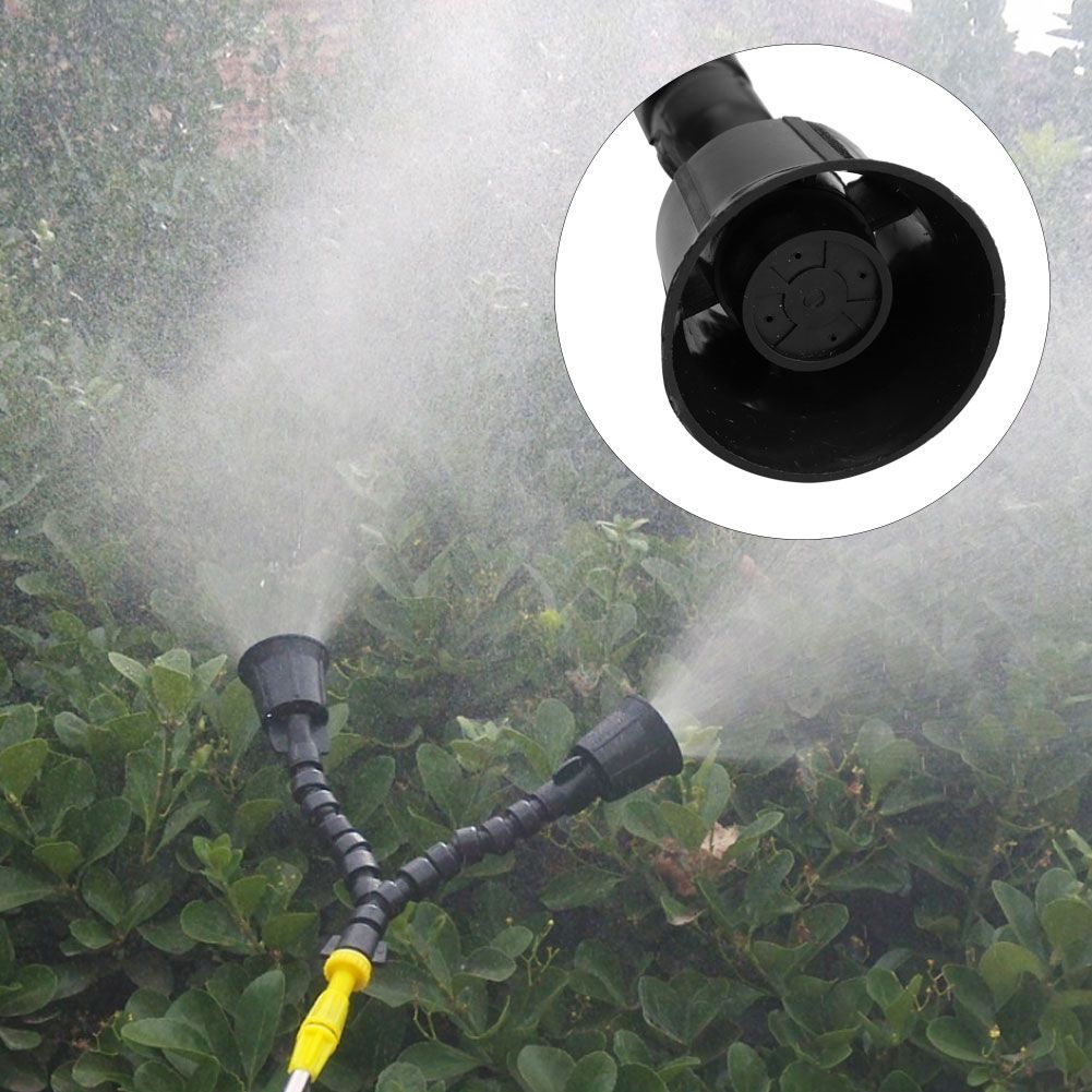 G3/8 DN10 Flexible 360 Degrees Adjustable Misting Double Heads Nozzle for view 9