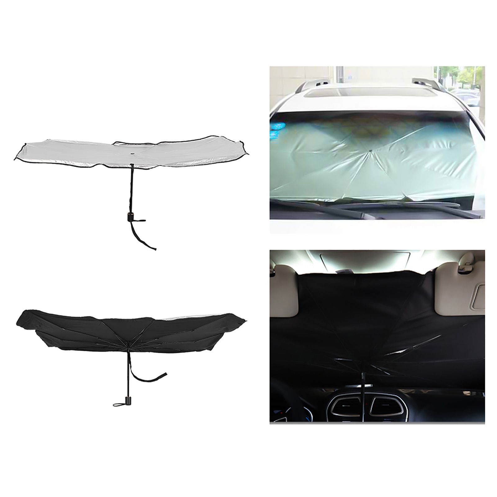 Innovative Foldable Car Windshield Sunscreen Sunshade Umbrella Cover Protector view 8