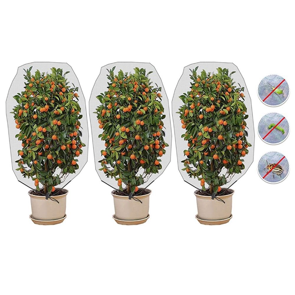 3pcs Garden Bug Net Insect Barrier Netting Mesh Plant Cover for Protect Tree view 6