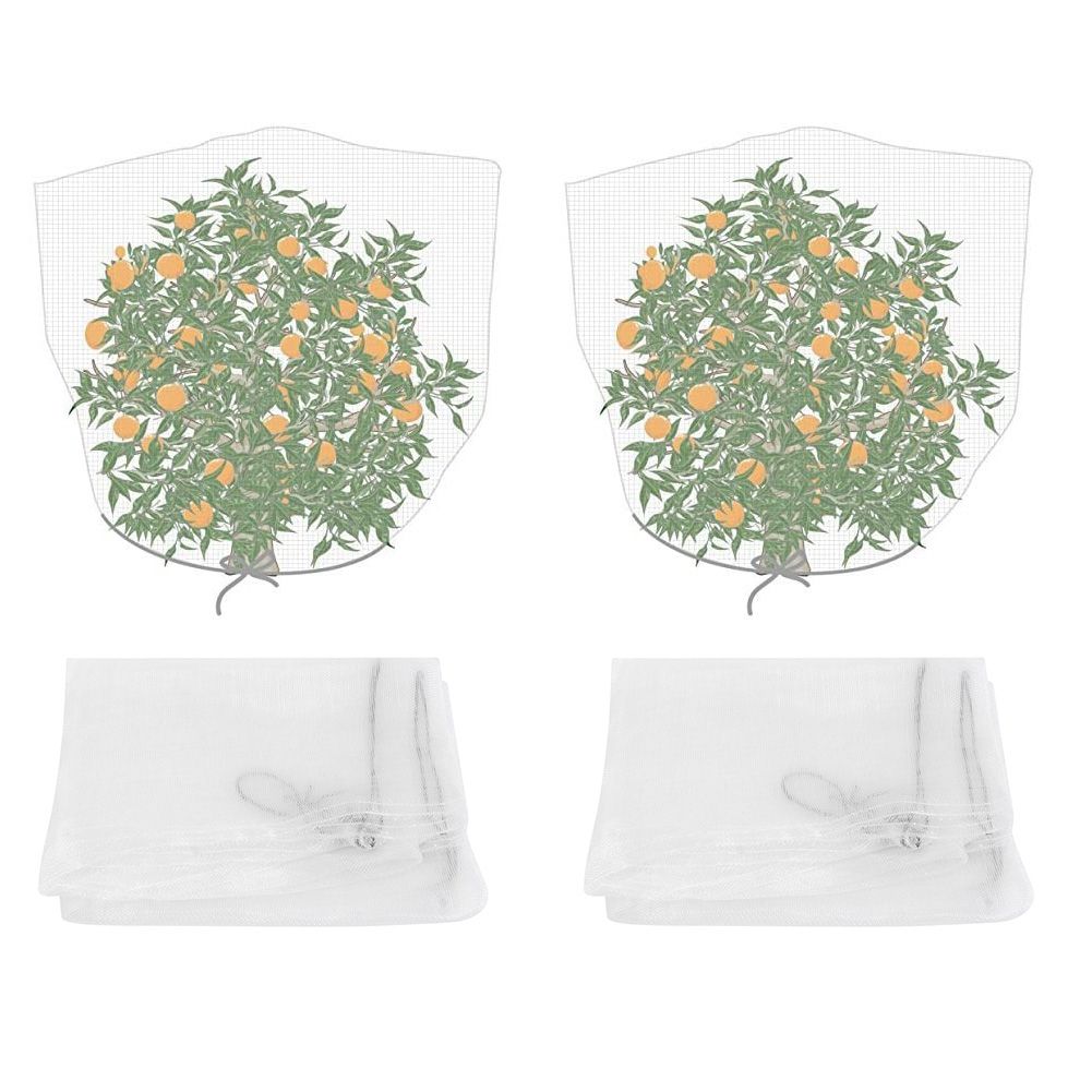 2pcs Insect Bug Barrier Netting Mesh Fruits Plant Tree Protection Greenhouse view 3