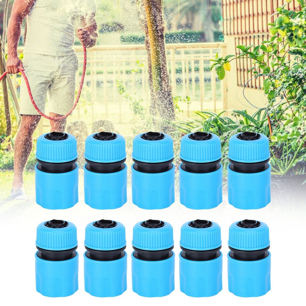 10Pcs G1/2in Water Pipe Quick Connector Nipple Joint Adapter Gardening view 4