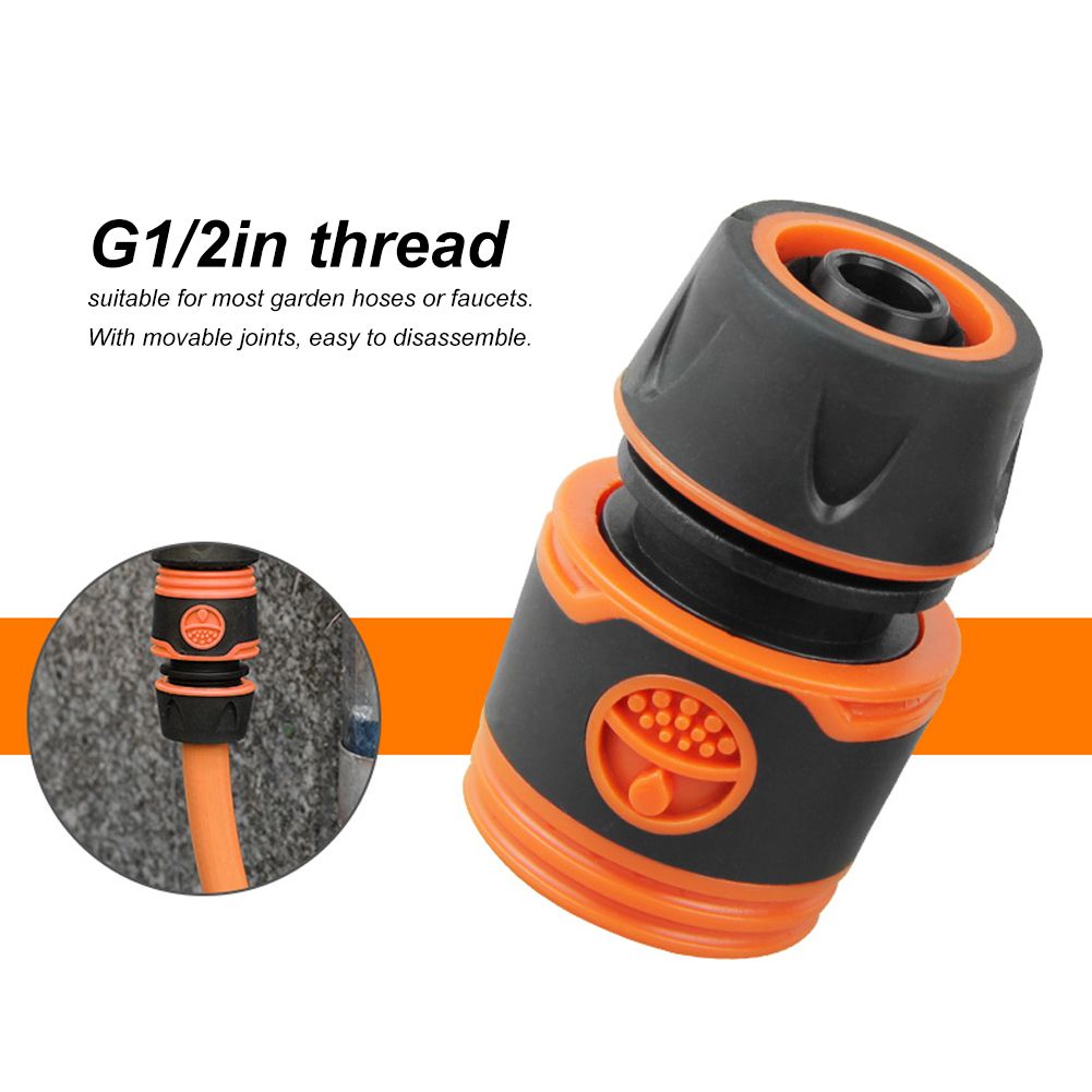 10Pcs G1/2 Multifunction Garden Water Pipe Quick Connector Nipple Joint view 11