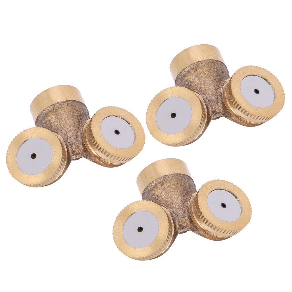 3Pcs G1/2 DN15 Garden Irrigation Sprinklers Copper Misting Sprayer Nozzle view 7