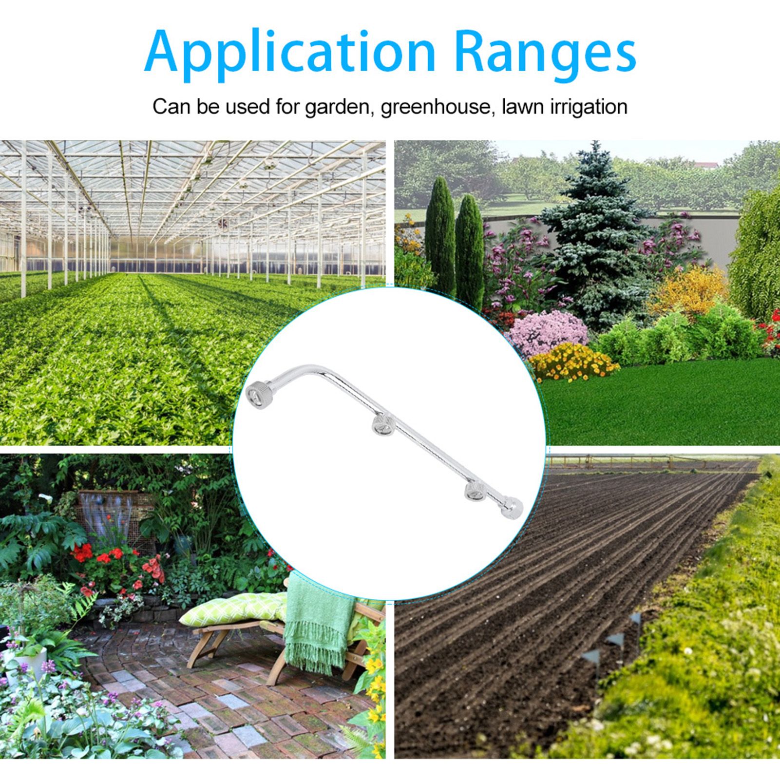 Agricultural Stainless Steel Atomizer Nozzle High Pressure Static Insecticide view 12