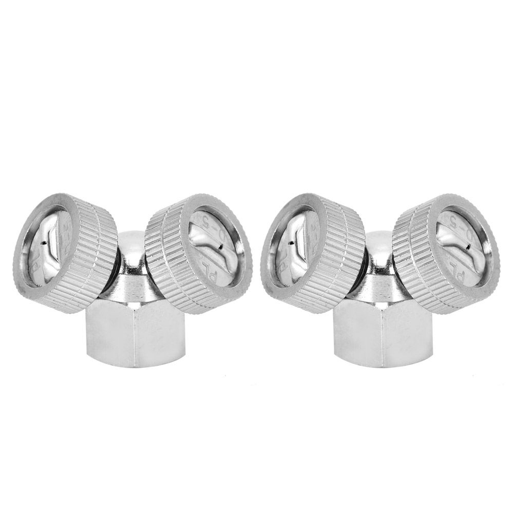 G3/8in Female Thread Stainless Steel 2 Head Garden Sprinklers Agricultural view 2