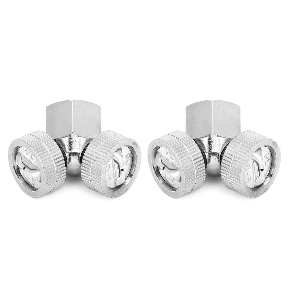 G3/8in Female Thread Stainless Steel 2 Head Garden Sprinklers Agricultural view 3