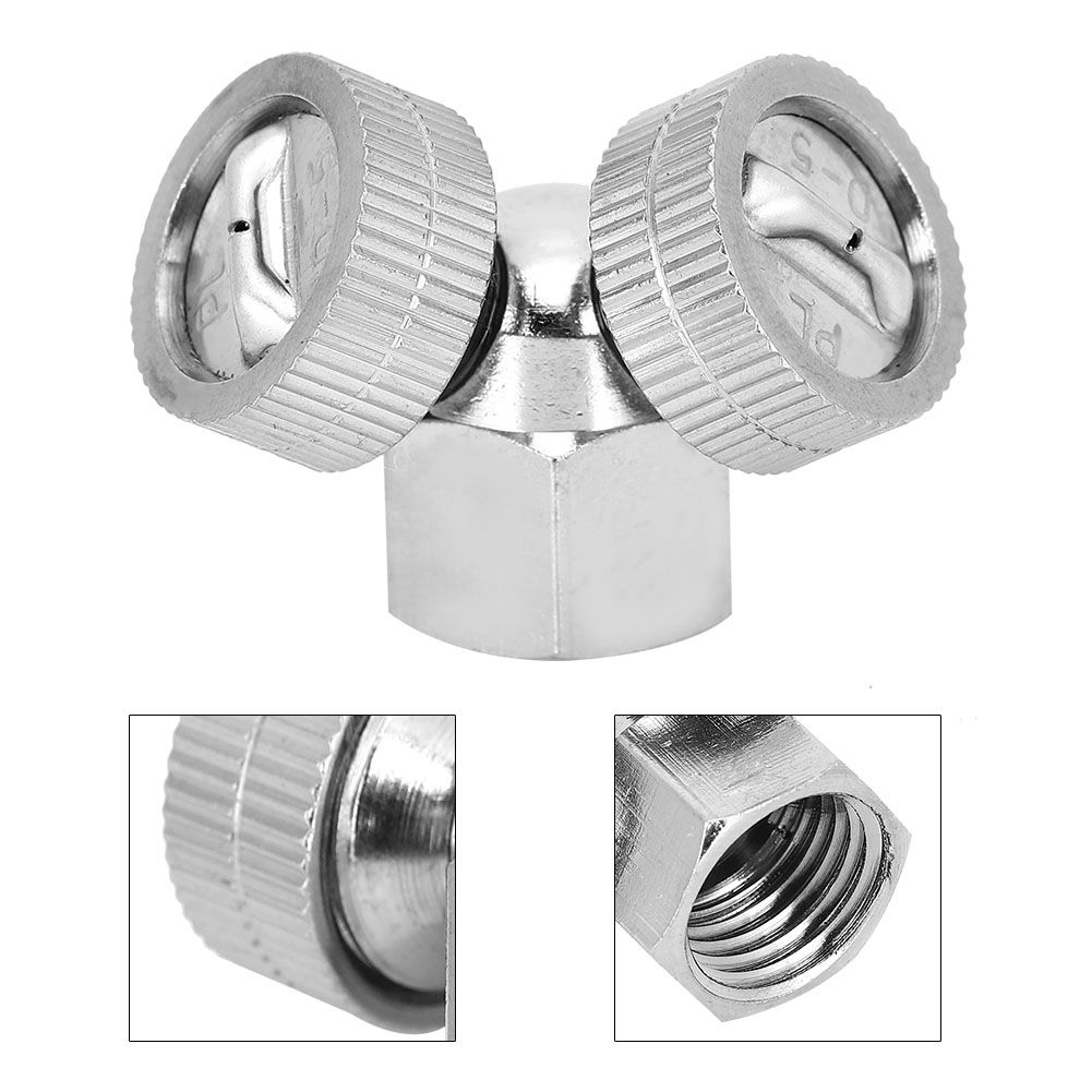 G3/8in Female Thread Stainless Steel 2 Head Garden Sprinklers Agricultural view 7