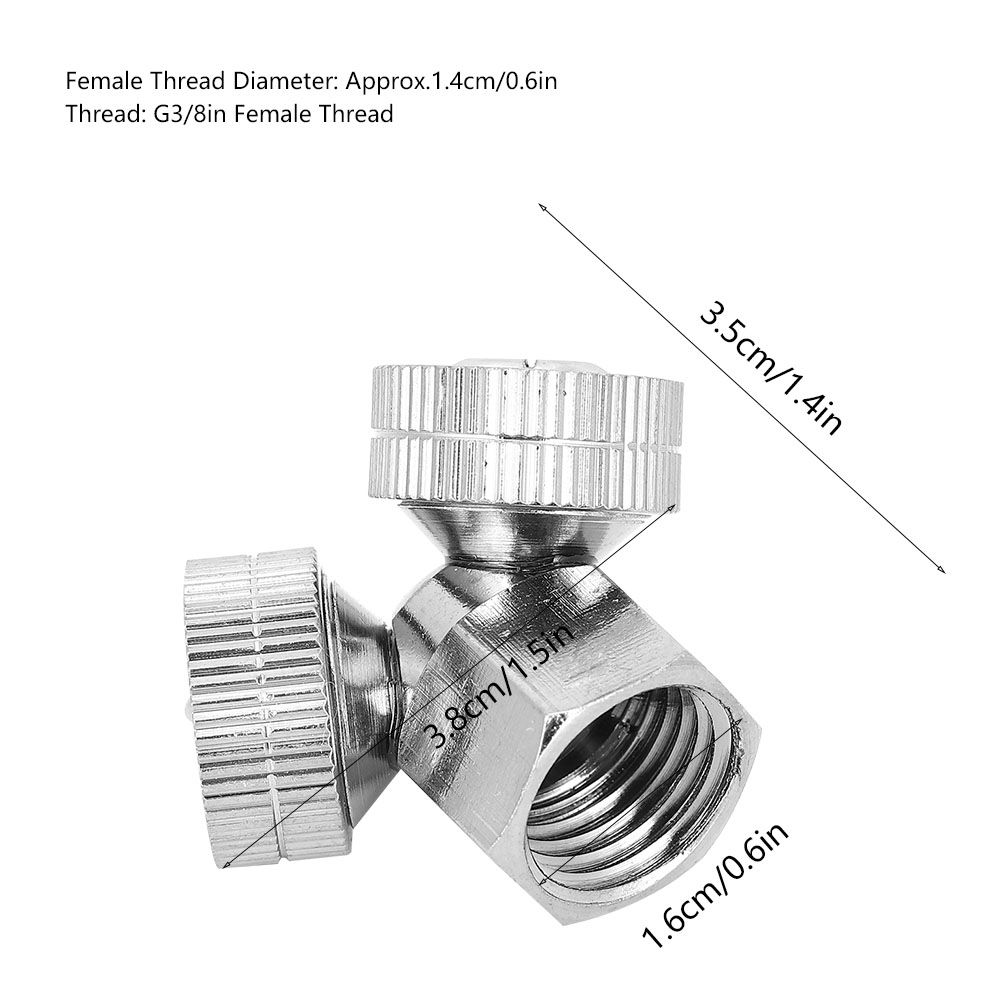 G3/8in Female Thread Stainless Steel 2 Head Garden Sprinklers Agricultural view 11